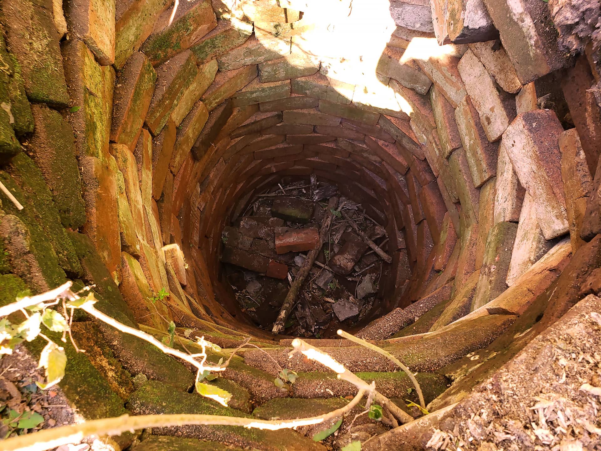 An old well found on The Dirden Farm. An old well found on The Dirden Farm.